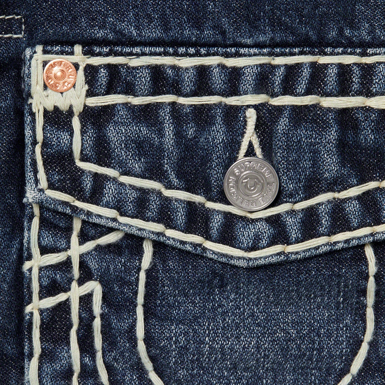 Supreme®/True Religion® Denim Trucker Jacket view 8